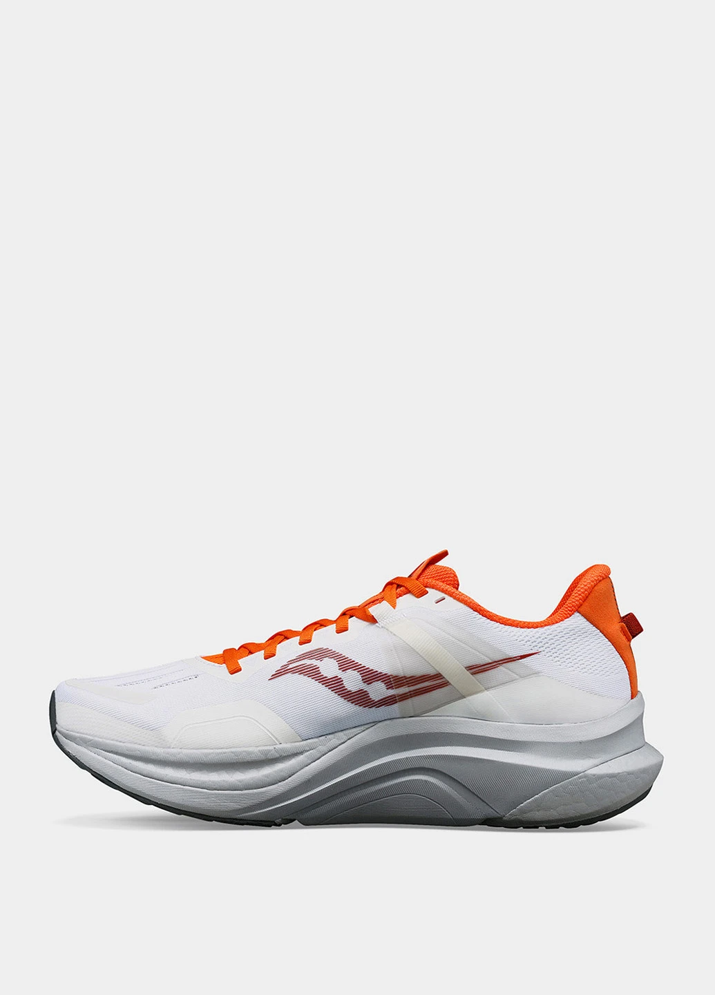 Белые всесезонные кроссовки Saucony TEMPUS
