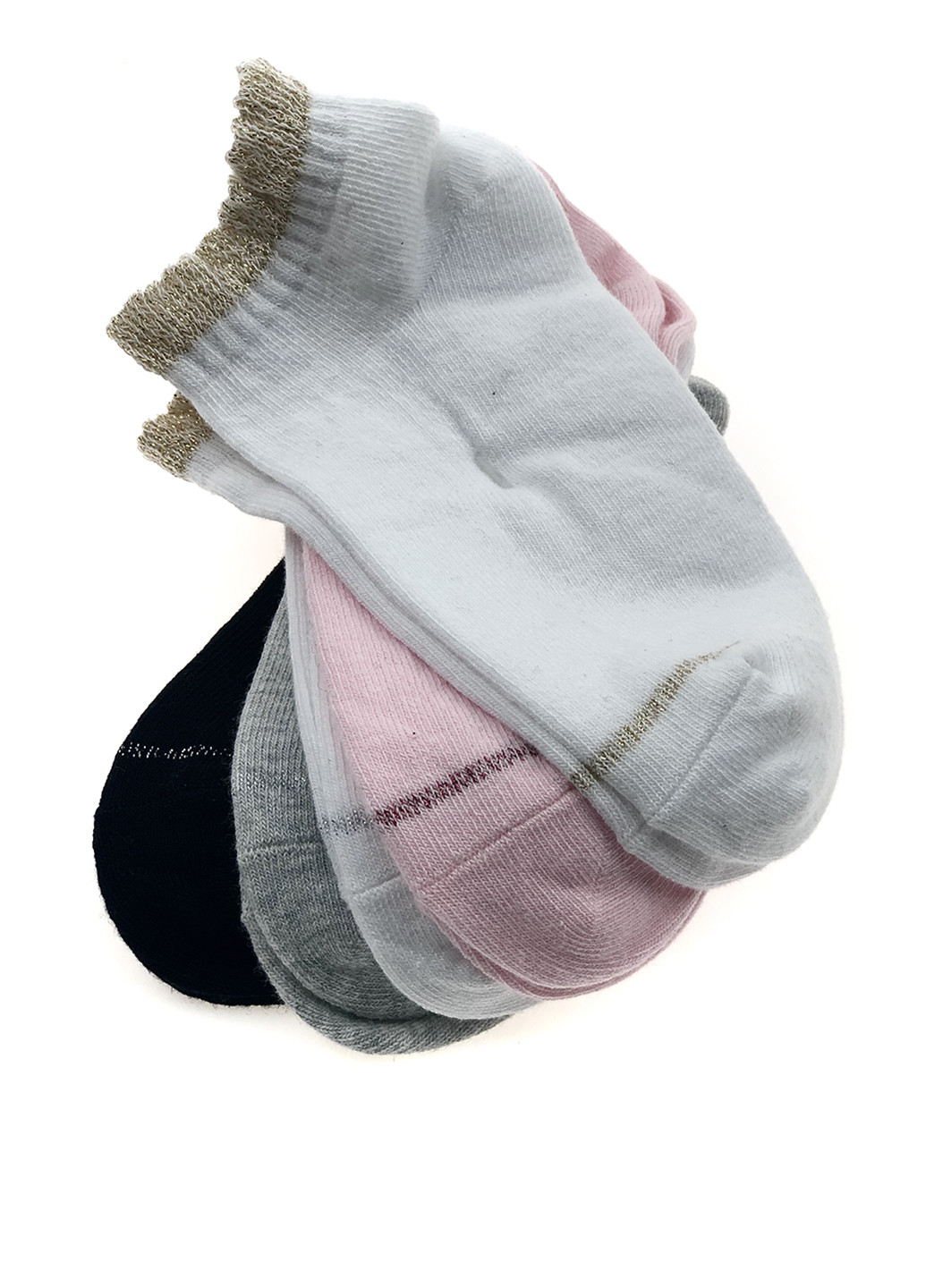 Шкарпетки (5 пар) H&M однотонні білі повсякденні