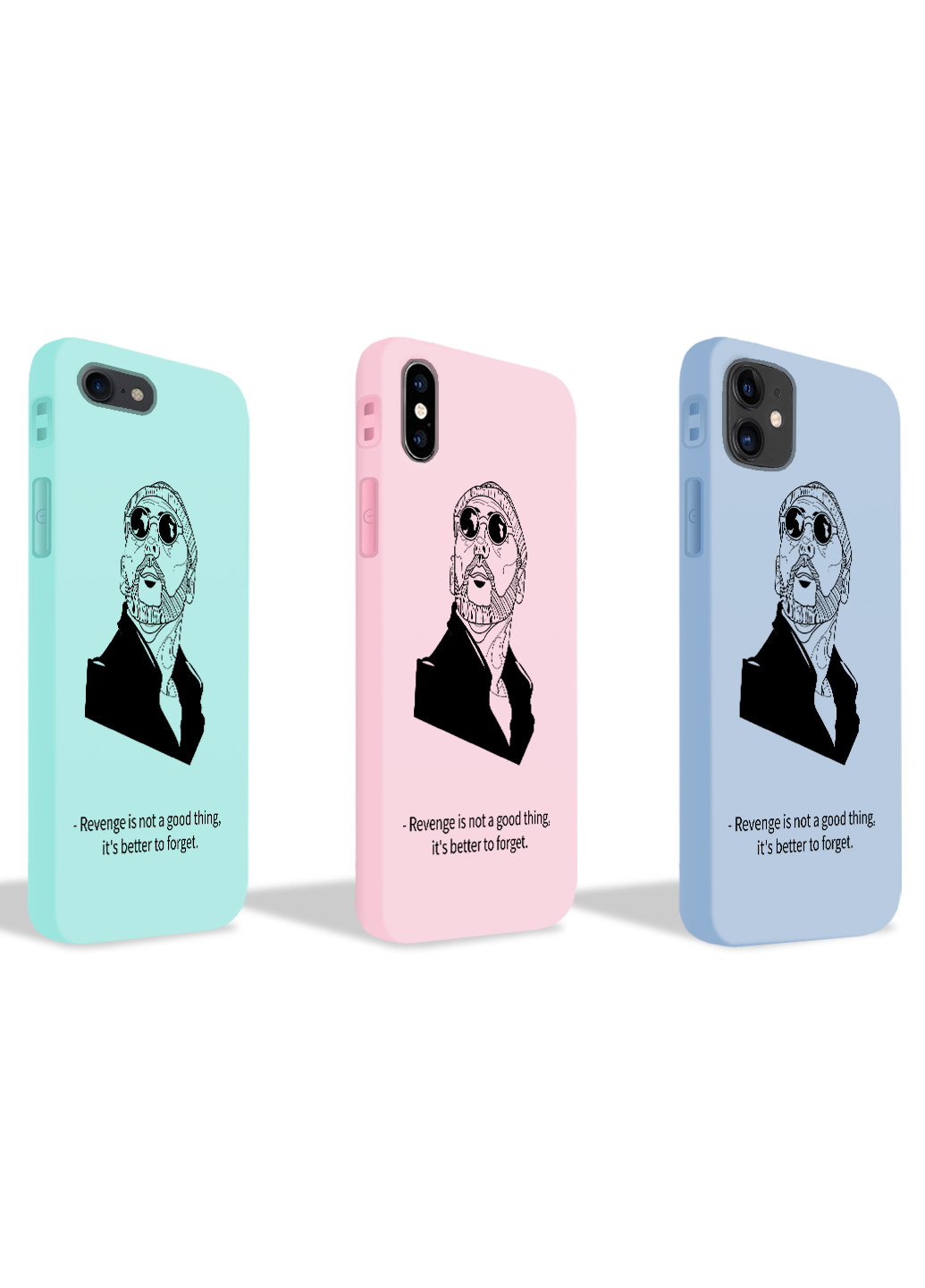 Чехол силиконовый Apple Iphone X Леон Киллер (Leon) (6129-1451) MobiPrint (219777623)