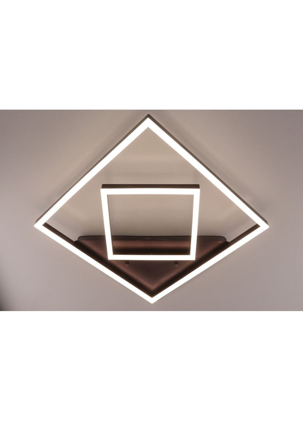 Люстра потолочная LED с пультом A11021/2A-cf Коричневый 7х48х48 см. Sunnysky (253628747)