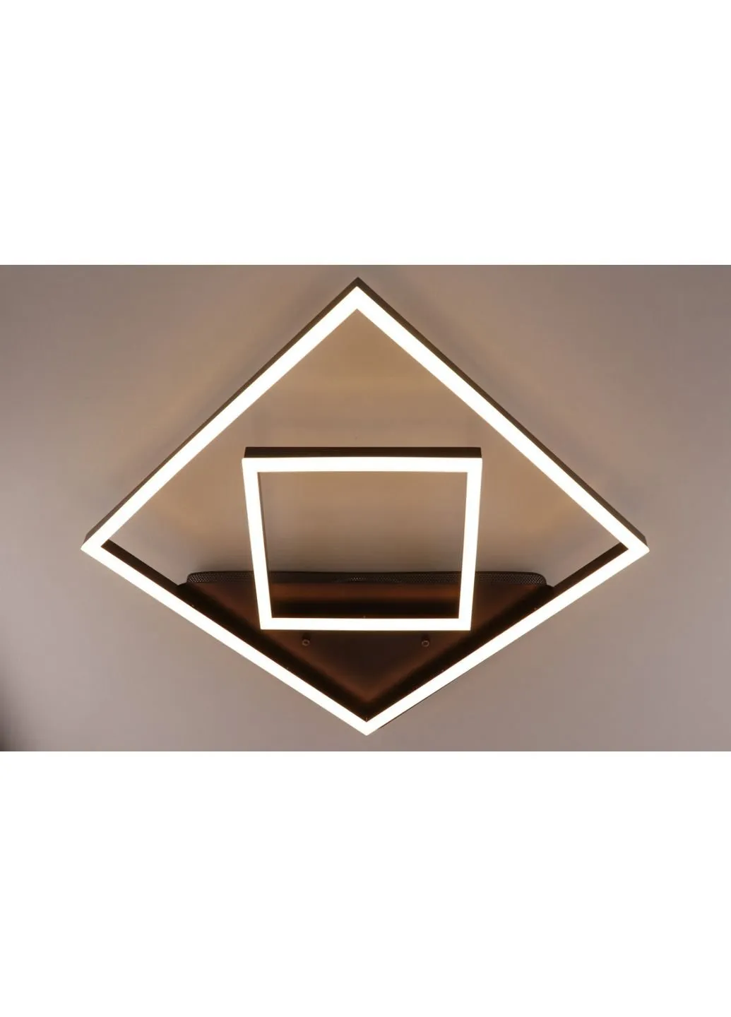 Люстра потолочная LED с пультом A11021/2A-cf Коричневый 7х48х48 см. Sunnysky (253628747)