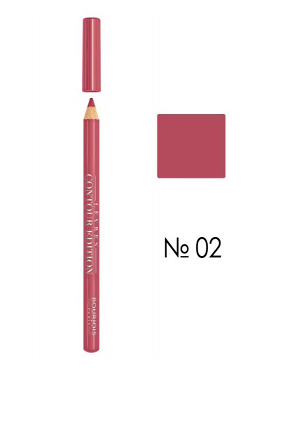 Карандаш для губ CONTOUR LEVRES EDITION № 02, 1,14 г Bourjois (17626634)