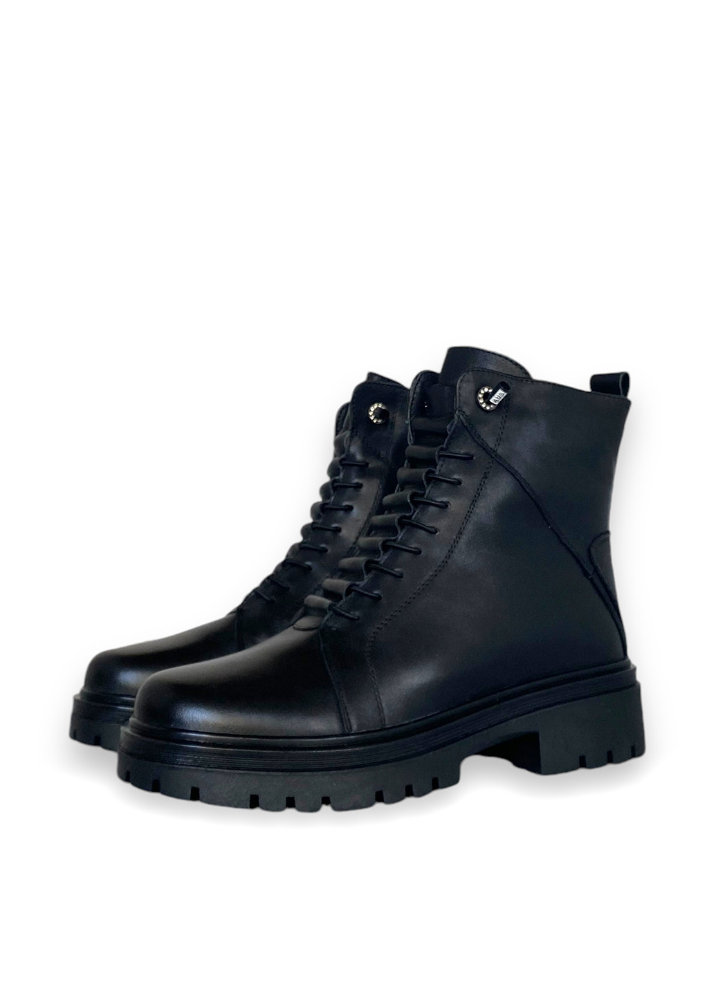 Зимние ботинки берцы Meego со шнуровкой