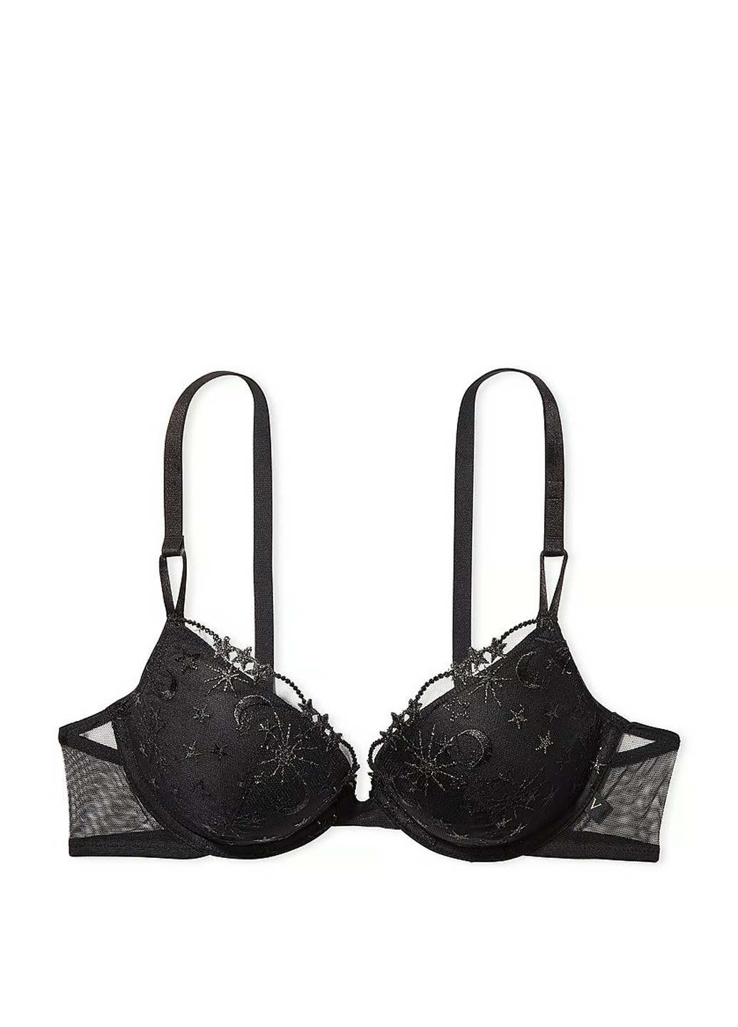 Чорний демісезонний комплект (бюстгальтер, трусики) Victoria's Secret