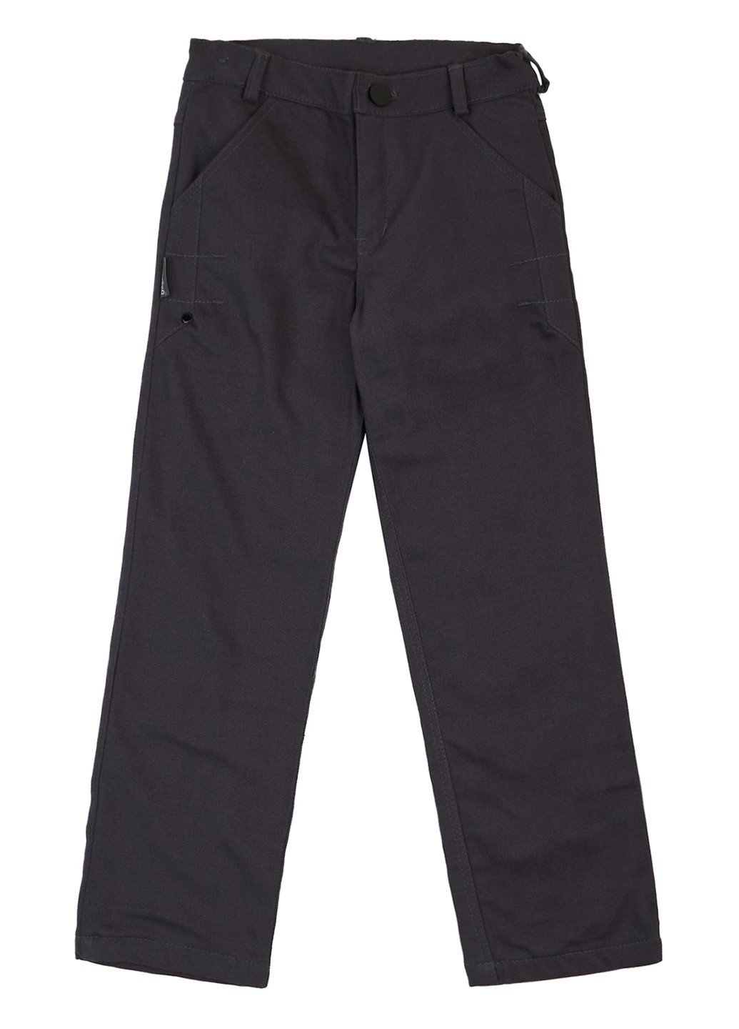 Темно-серые демисезонные прямые джинсы Одягайко