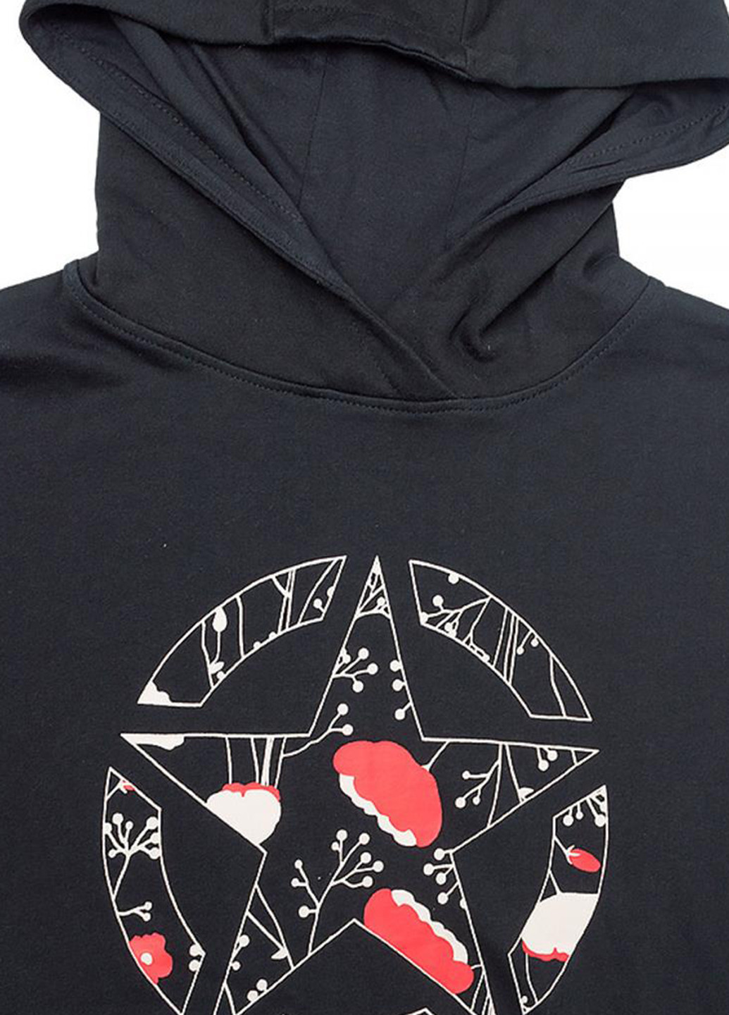 Худи O102607-B000 Jeep HOODED CROPPED SWEATSHIRT STAR Botanical Print (322021331)