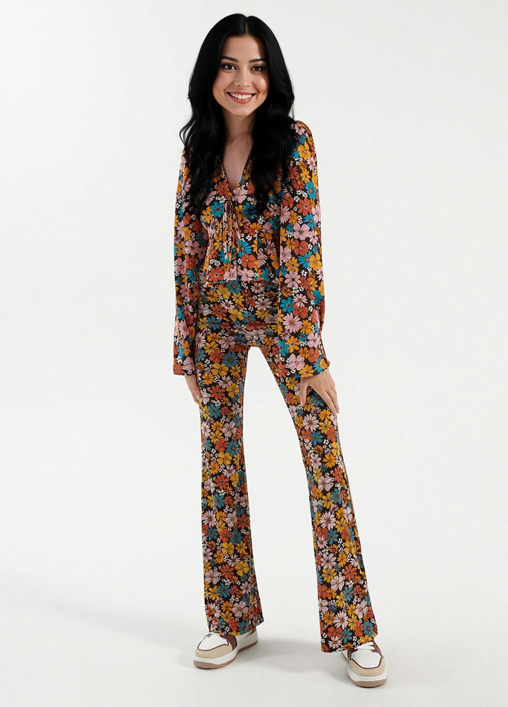 Комбинированная блуза House