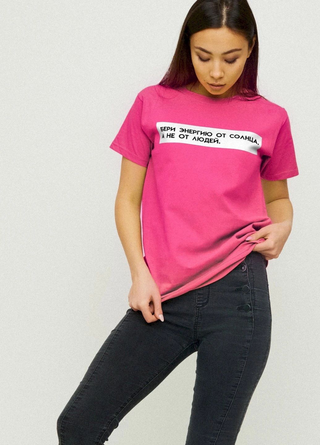 Футболка Boyfriend / air print / YAPPI - (237407755)
