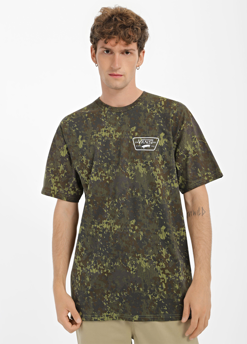 Комбінована футболка Vans VN0000F8BXK1