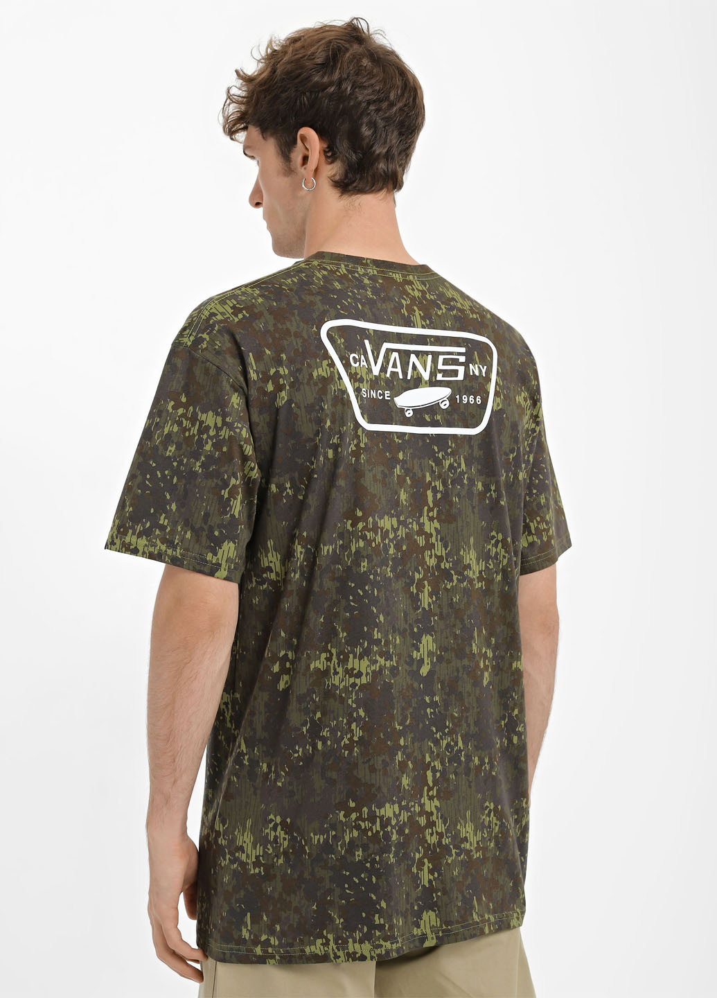 Комбінована футболка Vans VN0000F8BXK1