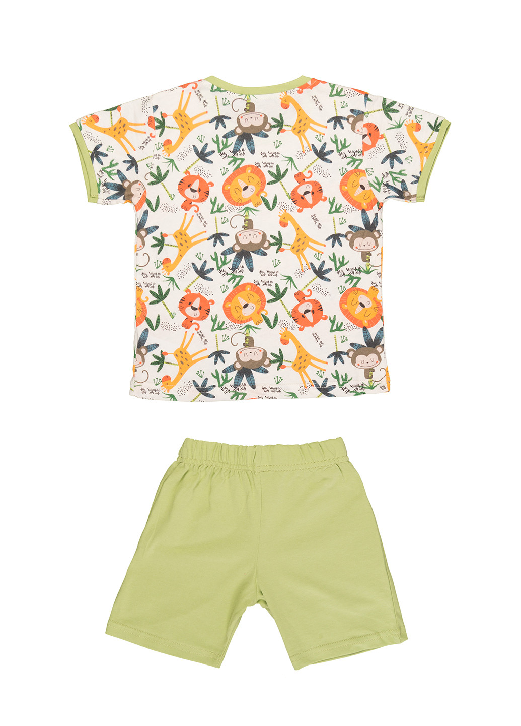 Салатовая всесезон пижама летняя для мальчика кофта + брюки Фламинго Текстиль