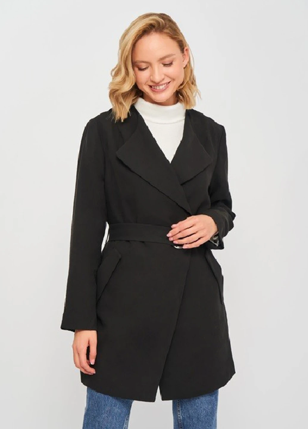 Плащ H&M на зав'язках демісезон (322092625)