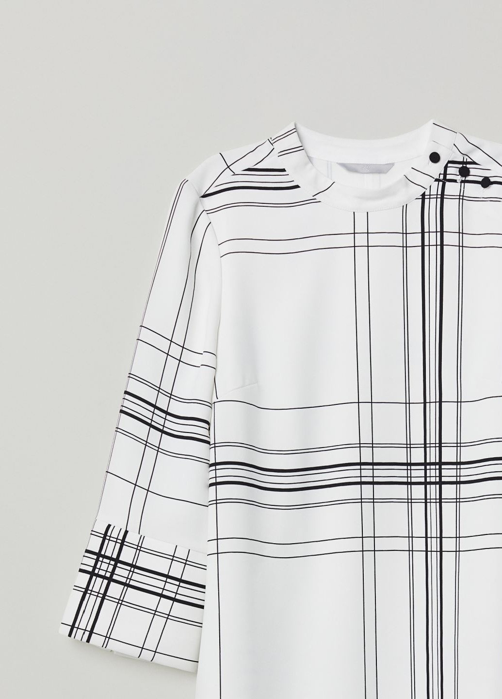 Білий кежуал сукня H&M однотонна