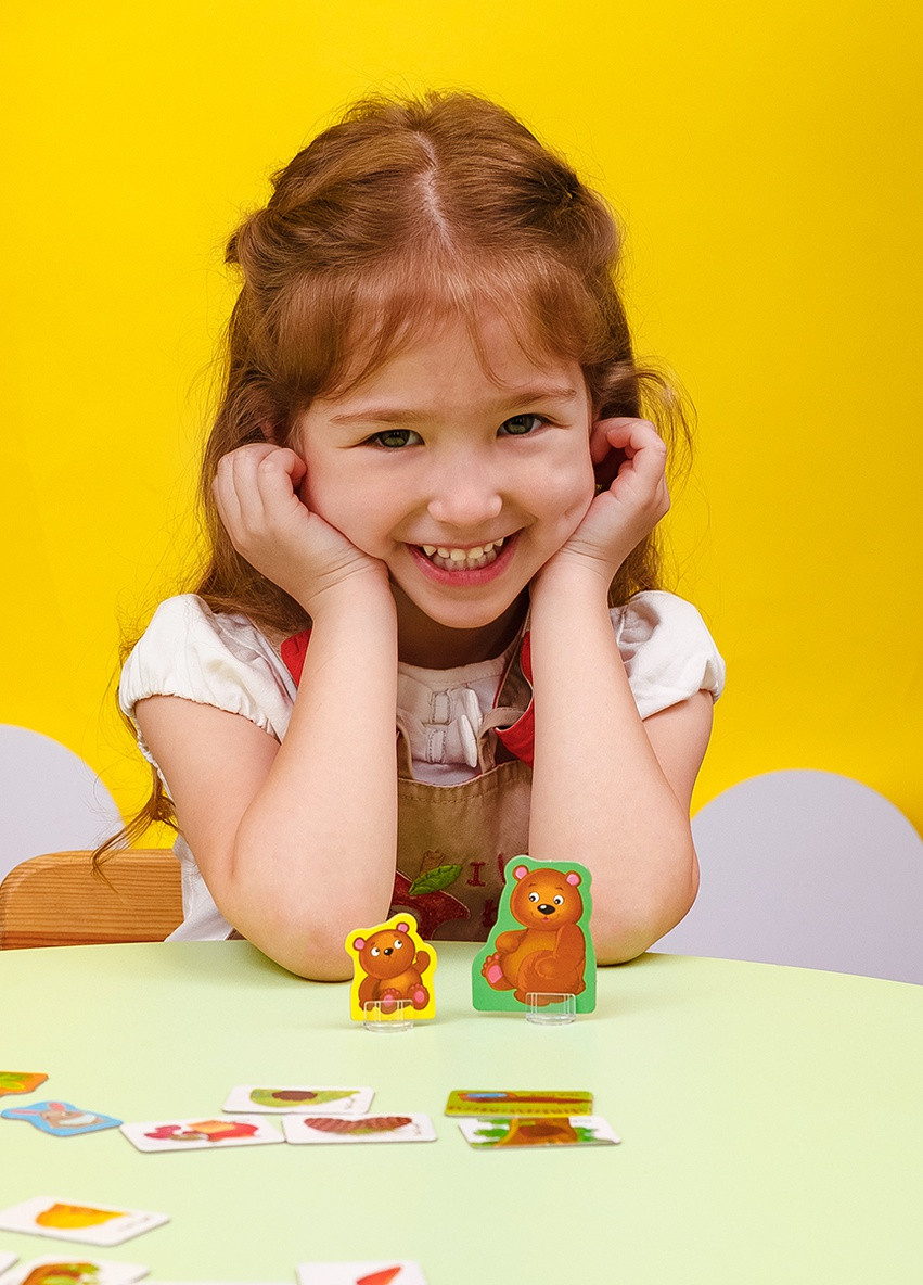 Мини-развивашка ассоциации "В лесу и на ферме" VT1804-46(укр) Vladi toys (255391267)