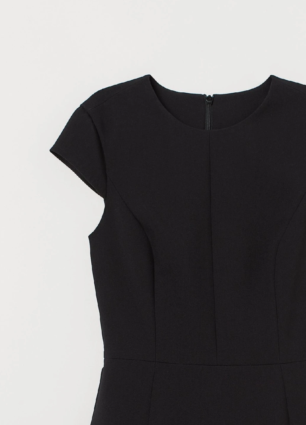 Чорна ділова сукня футляр H&M однотонна