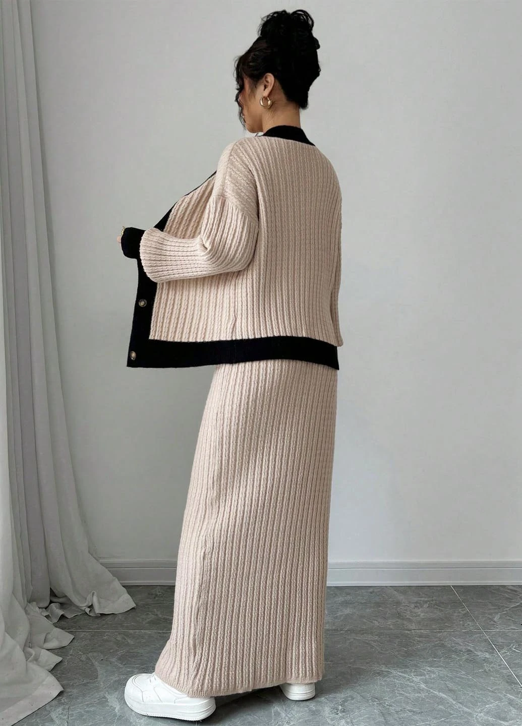 Костюм (кардиган, спідниця) SHEIN (346914191)