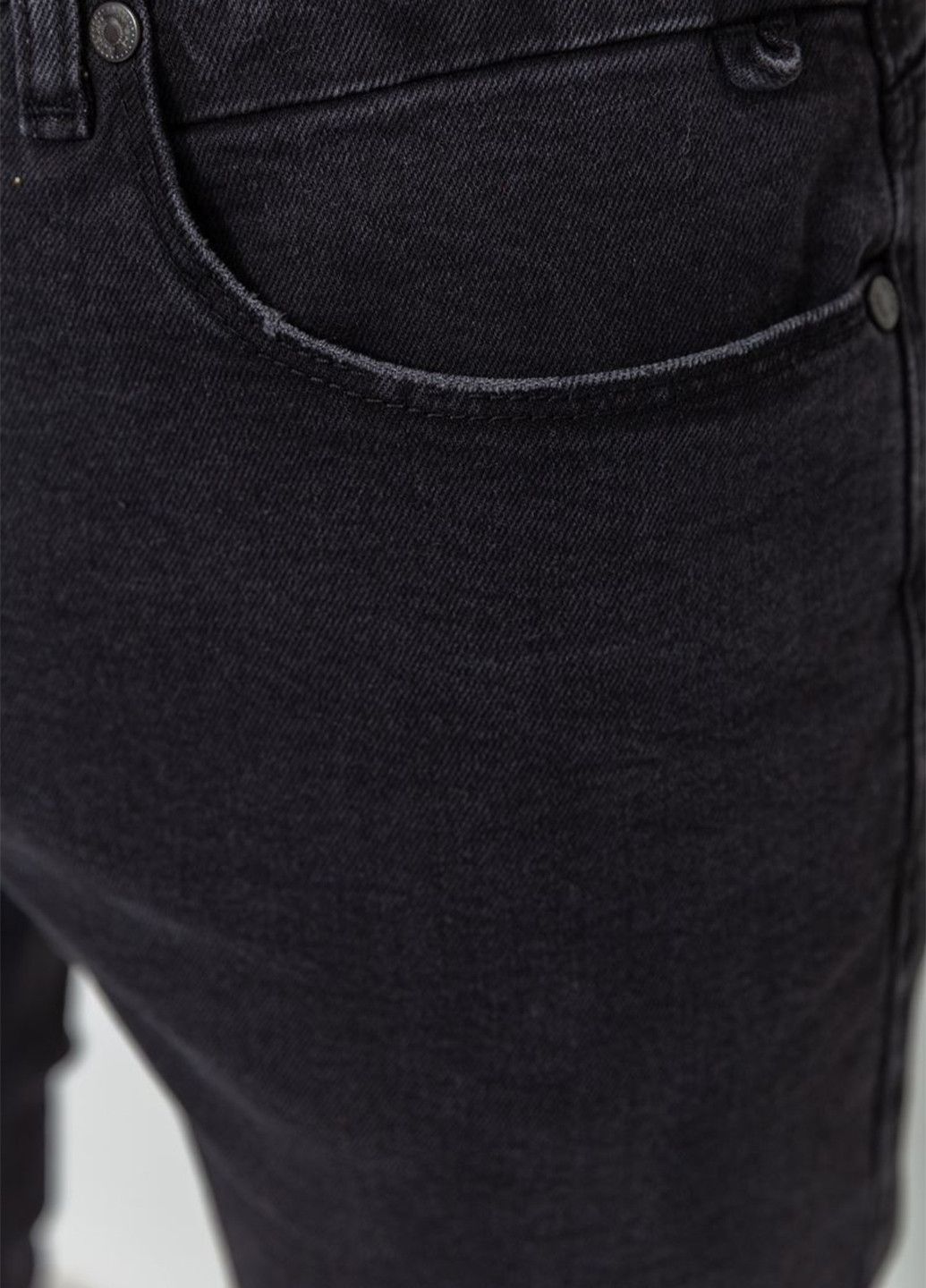 Темно-серые демисезонные слим джинсы Amitex