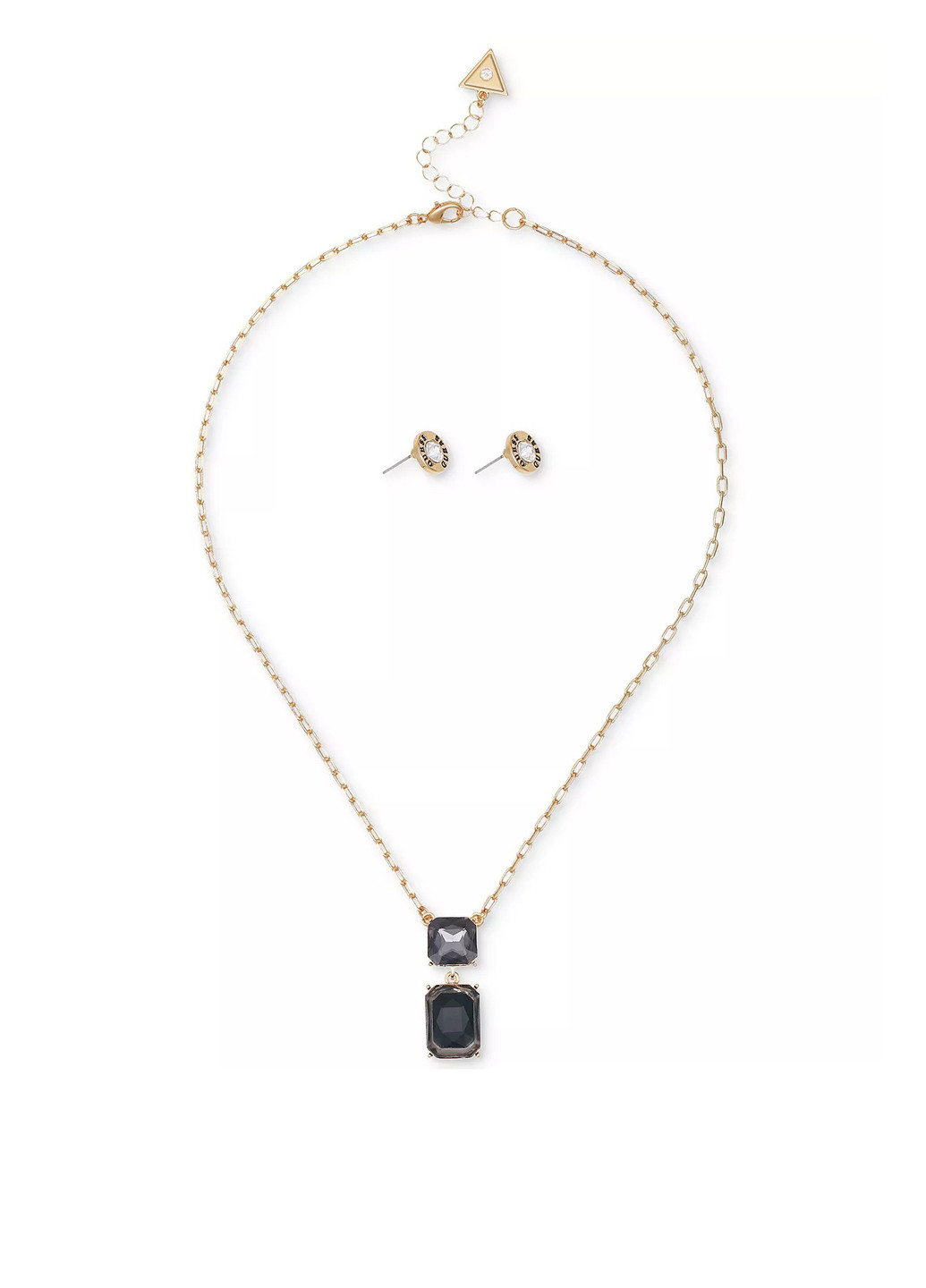 Комплект прикрас (сережки-гвоздики, кольє) Guess (315422236)