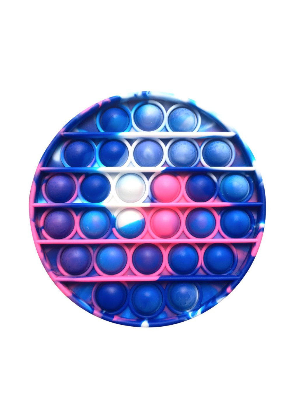 Антистресс игрушка Pop It Синий круг пупырка 5084 Power (254454343)