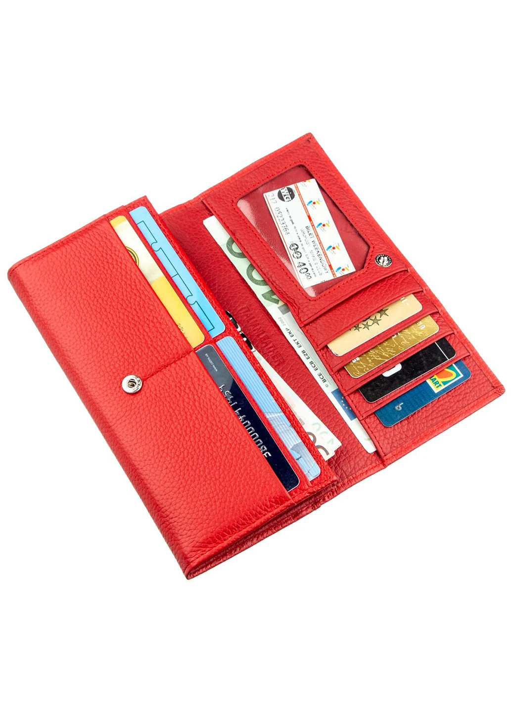 Жіночий шкіряний гаманець 18,5х9 см st leather (252133868)