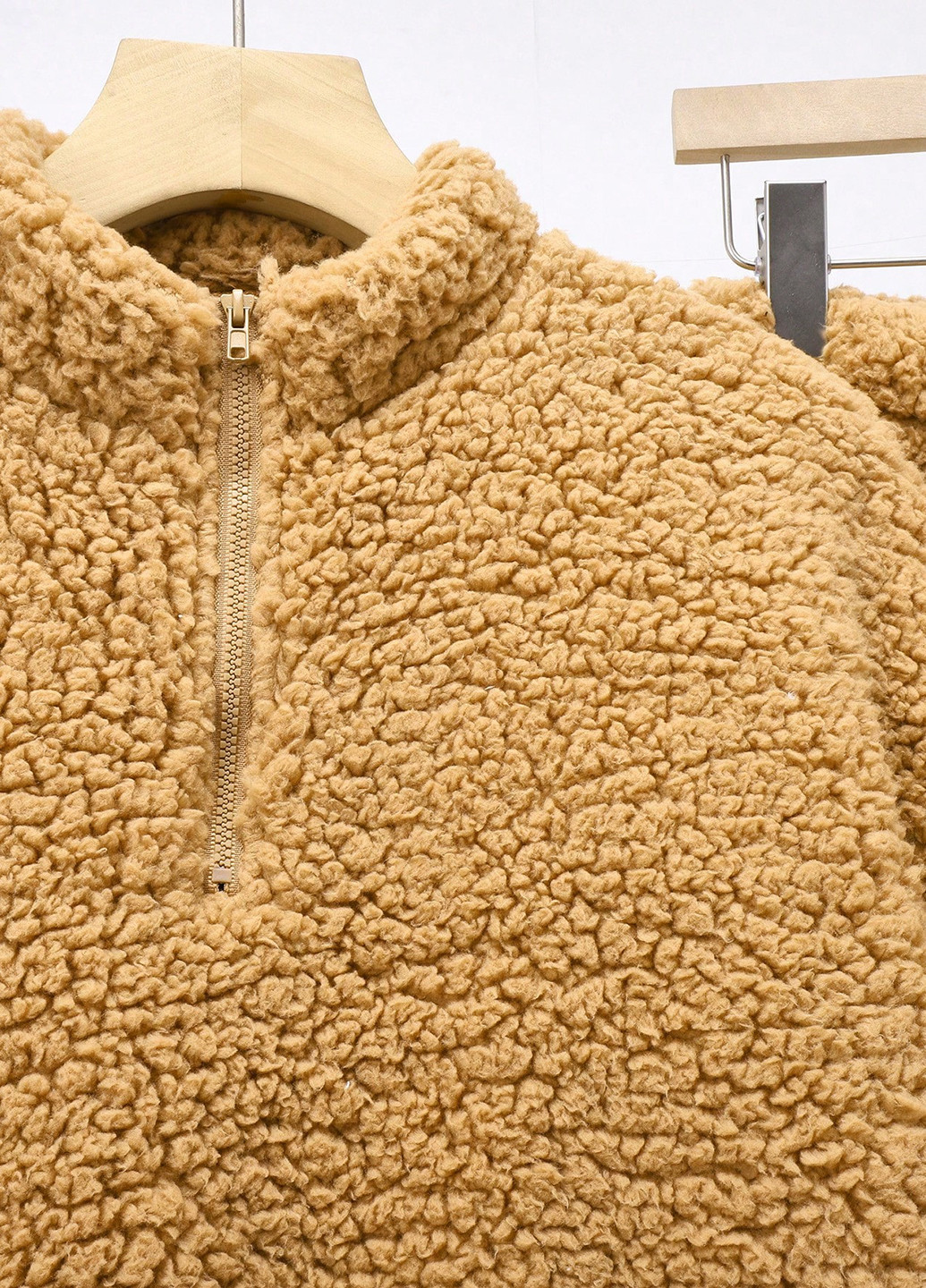 Бежевый демисезонный комплект (свитер, брюки) SHEIN