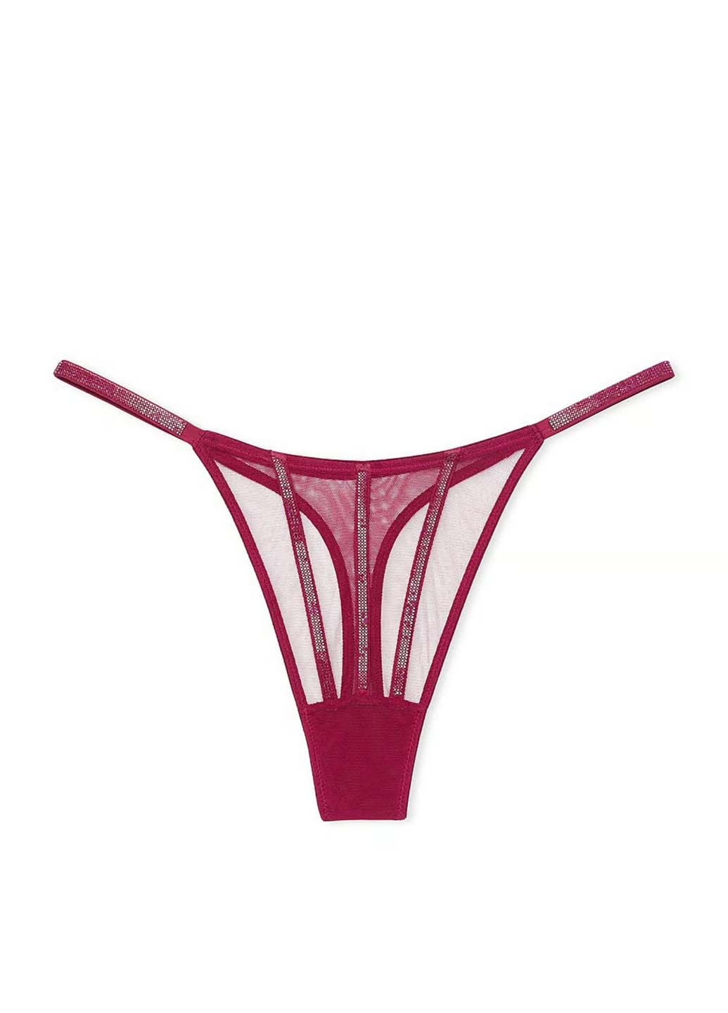 Бордовый демисезонный комплект (бюстгальтер, трусики) Victoria's Secret