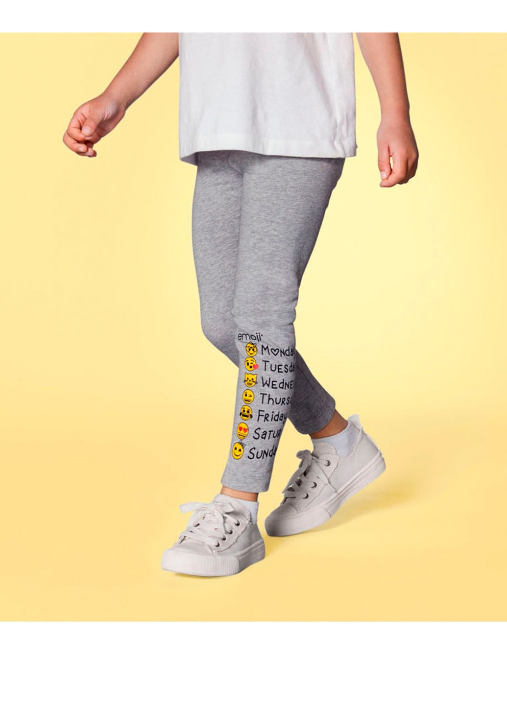 Серые демисезонные легинсы Lupilu