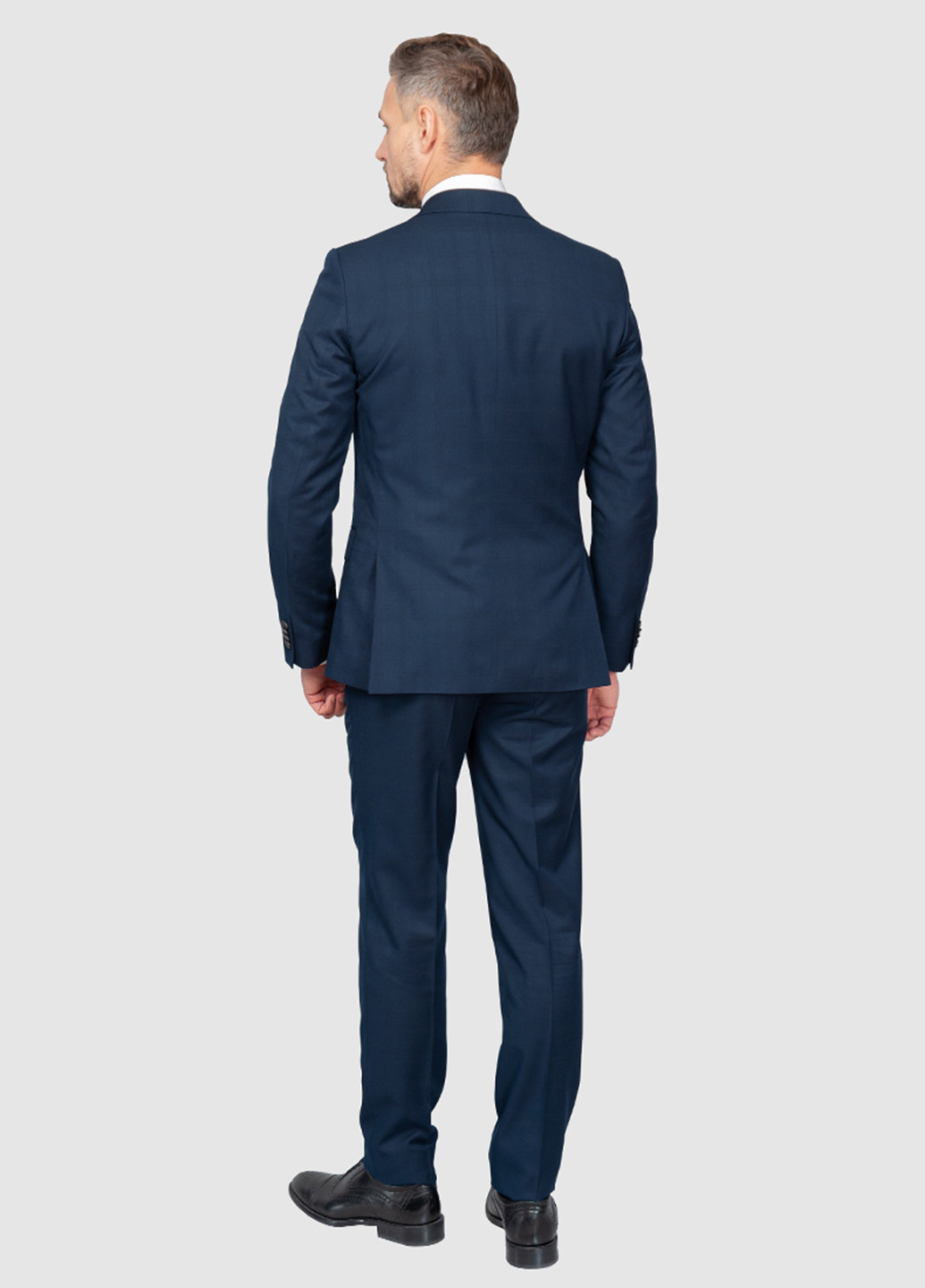 Темно-синій демісезонний костюм (пиджак, брюки) брючний Arber