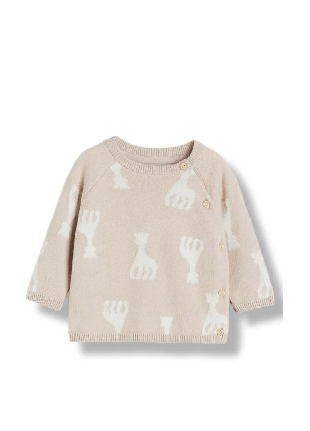 Бежевый демисезонный джемпер джемпер H&M