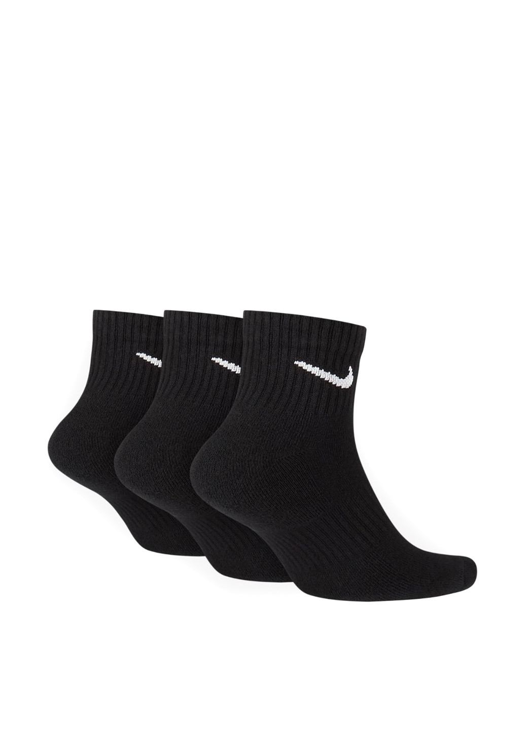 Чорні шкарпетки (3 пари) sx7667-010 Nike логотипи (311981726)