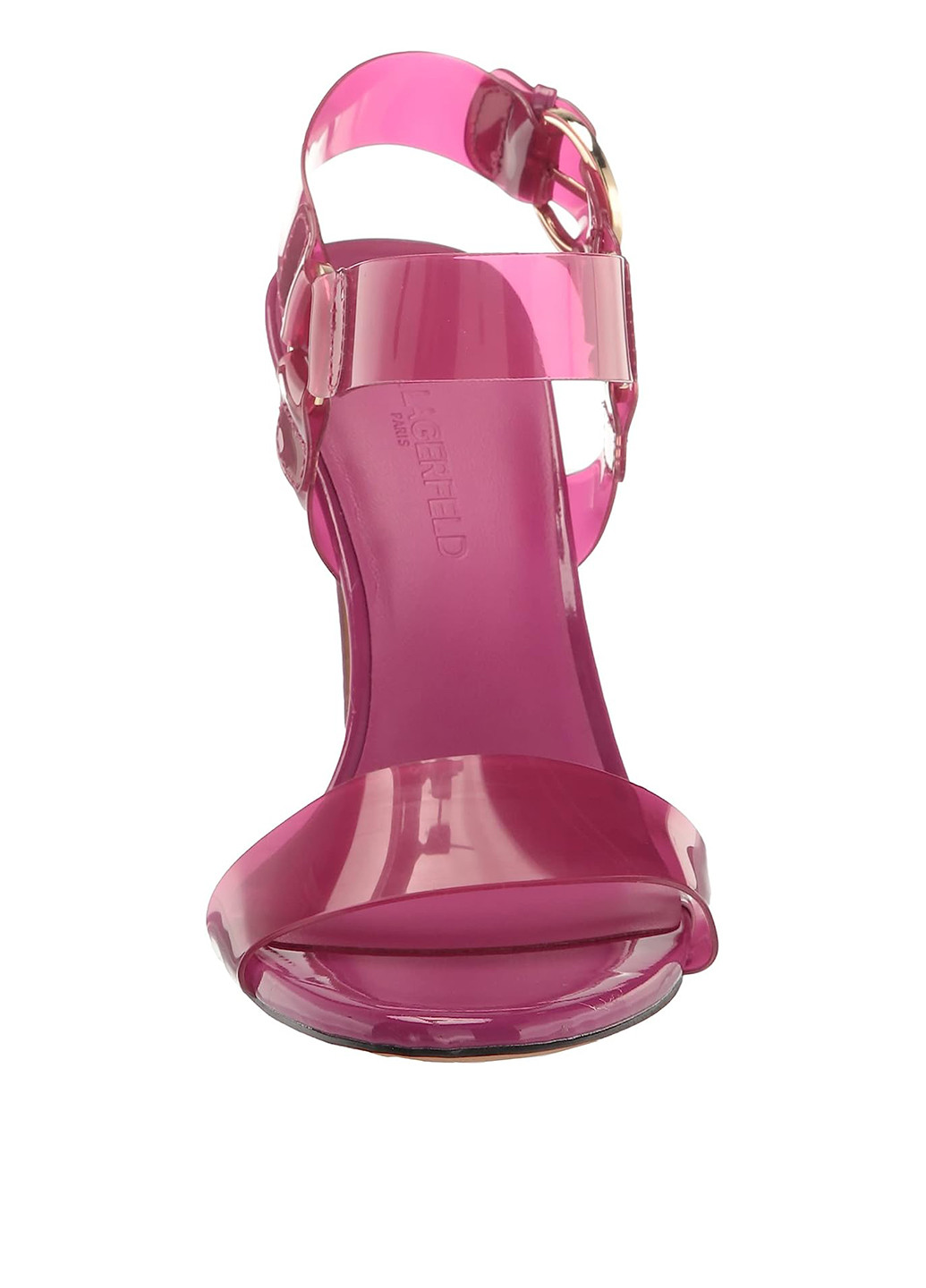 Розовые босоножки Karl Lagerfeld с ремешком прозрачные