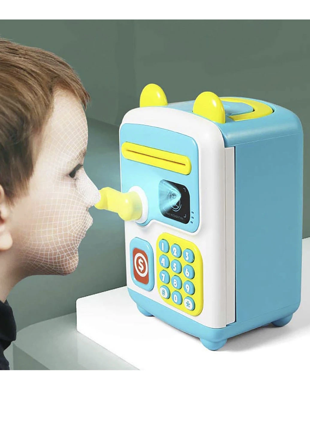 Копилка-Сейф с кодовым замком Face Recognition Money BOX электронная детская копилка XO (251954858)