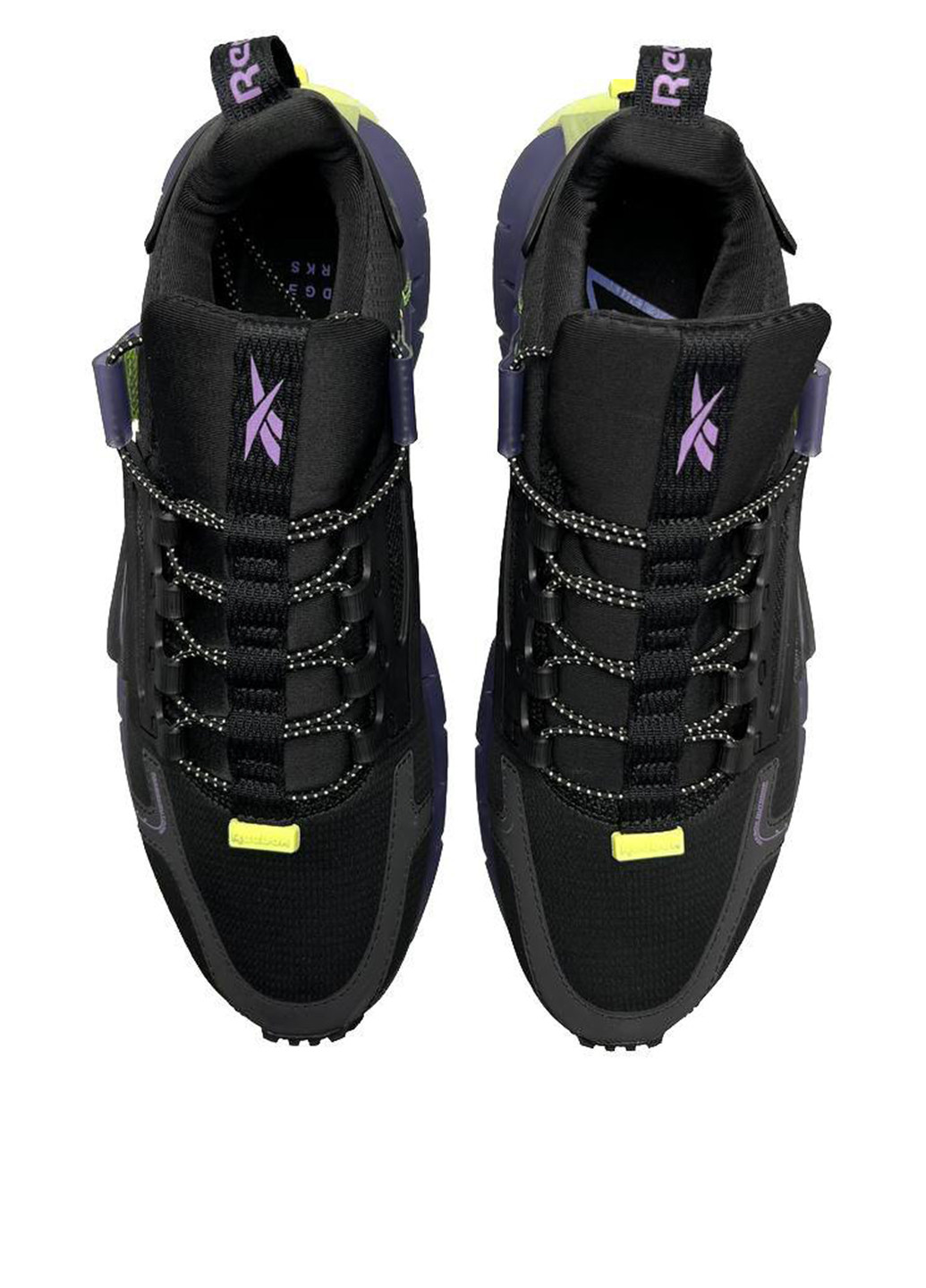 Комбіновані Осінні кросівки Reebok Zig Kinetica Fit Black Purple