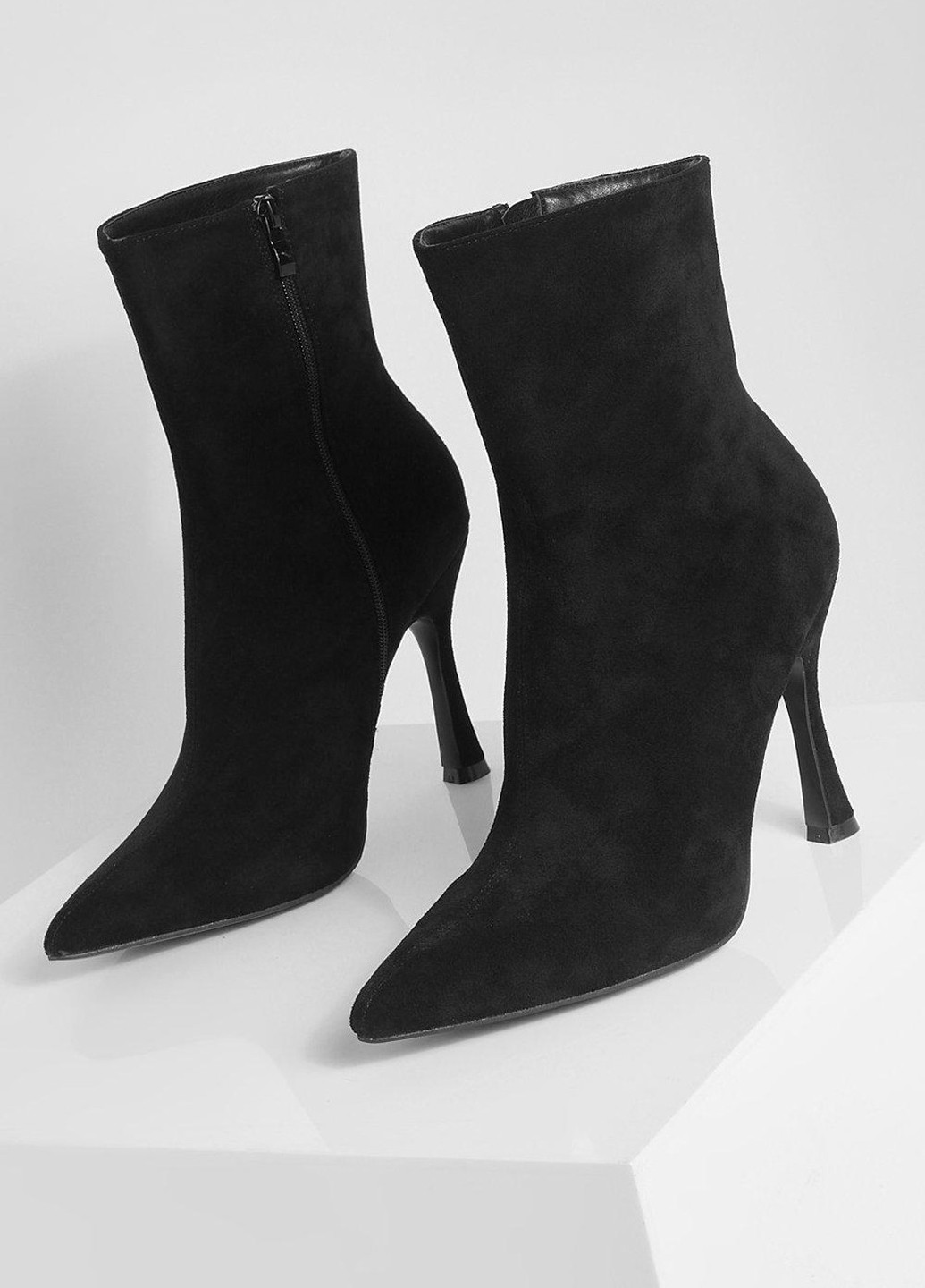 Черные осенние полусапоги Boohoo