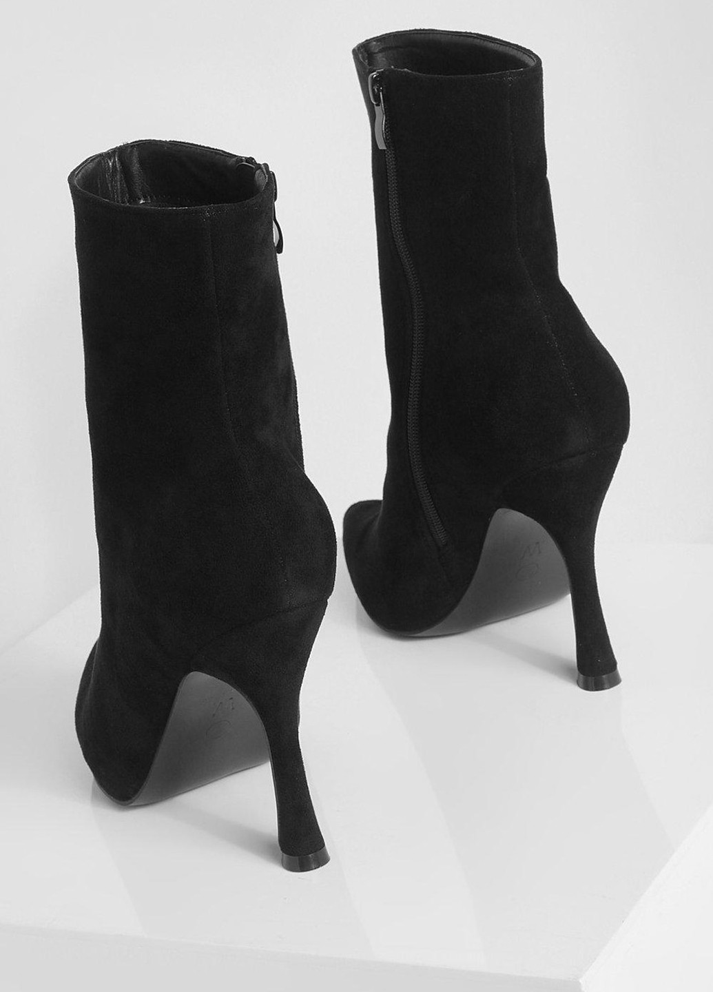 Черные осенние полусапоги Boohoo