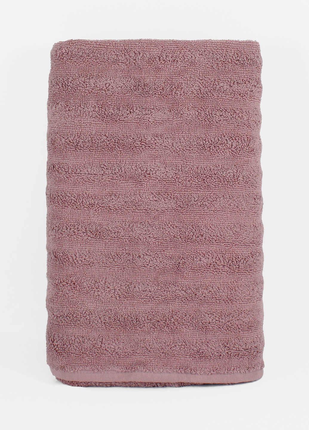Bulgaria-Tex полотенце махровое сity, жаккардовое, пепел розы, размер 50x90 cm темно-розовый производство - Болгария