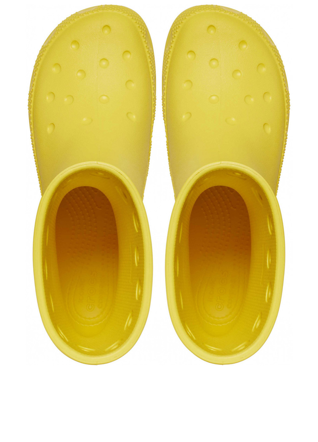 Желтые резиновые сапоги Crocs