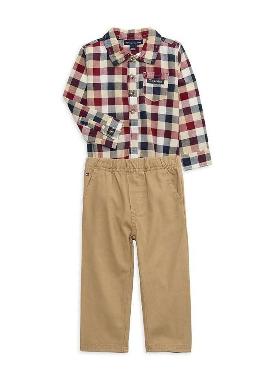 Комбинированный демисезонный комплект (боди, брюки) Tommy Hilfiger