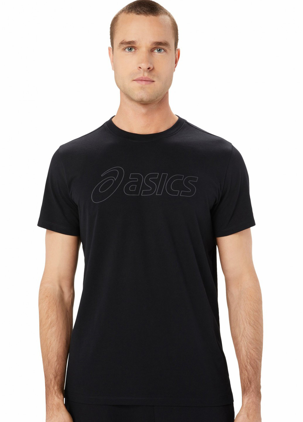 Чорна футболка Asics ASICS LOGO SS TEE