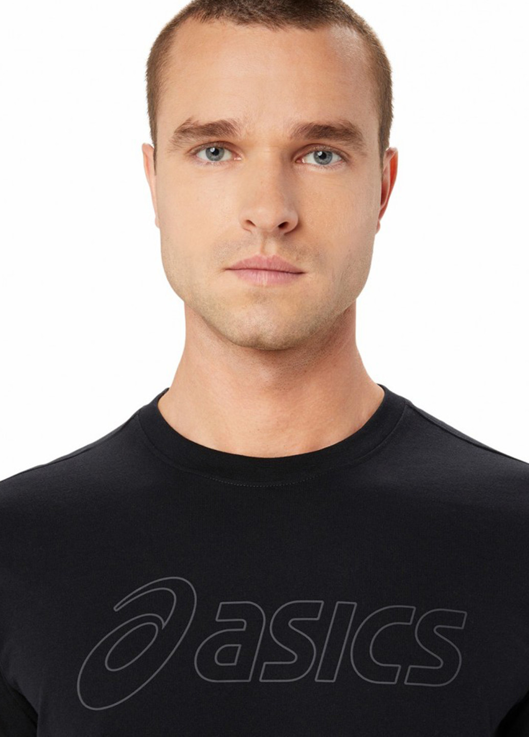 Чорна футболка Asics ASICS LOGO SS TEE