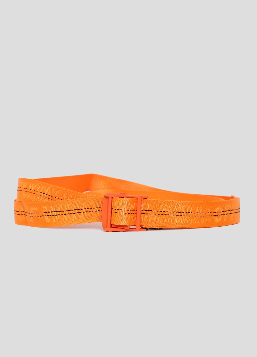 Светло-серый текстильный ремень Off-White (228291387)