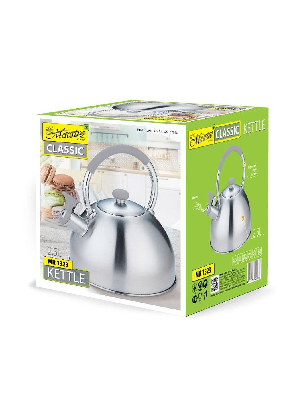 Чайник со свистком MR-1323 2,5 л Maestro (253629269)