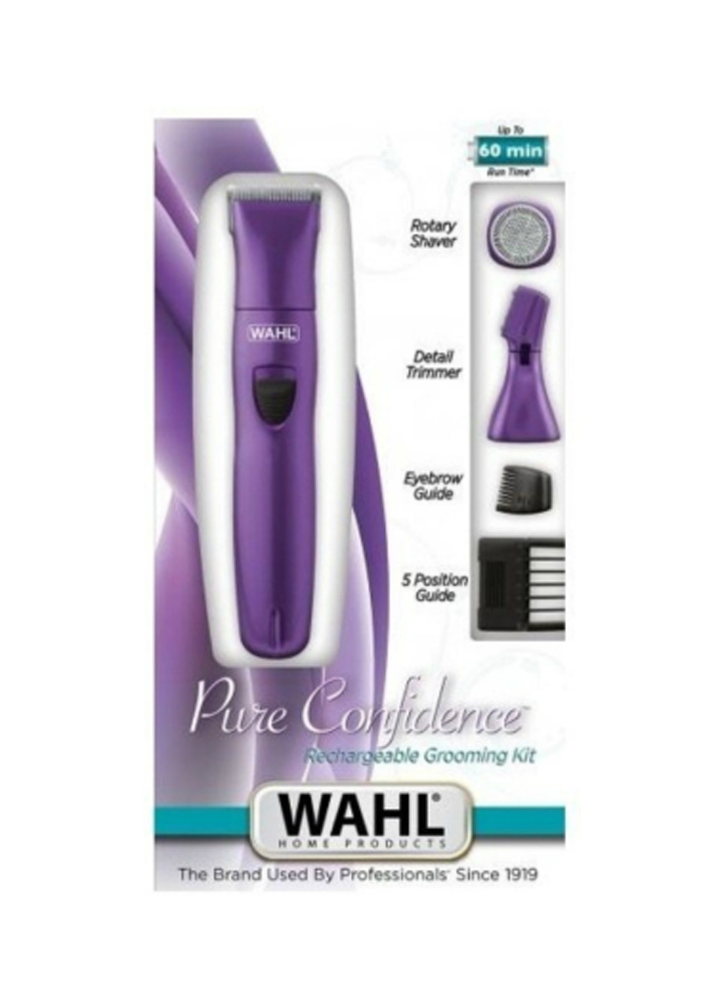Триммер женский WAHL Pure Confidence Kit MOSER 09865-116 фиолетовый