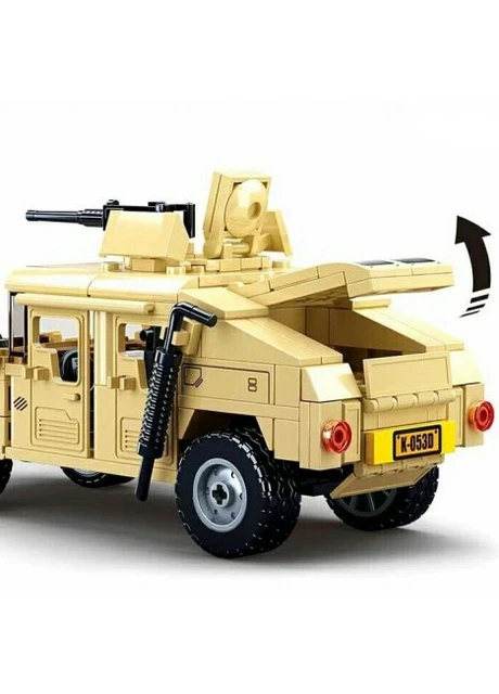 Конструктор армії M38-B0937 військовий Hummer, 265 деталей Sluban (253827787)