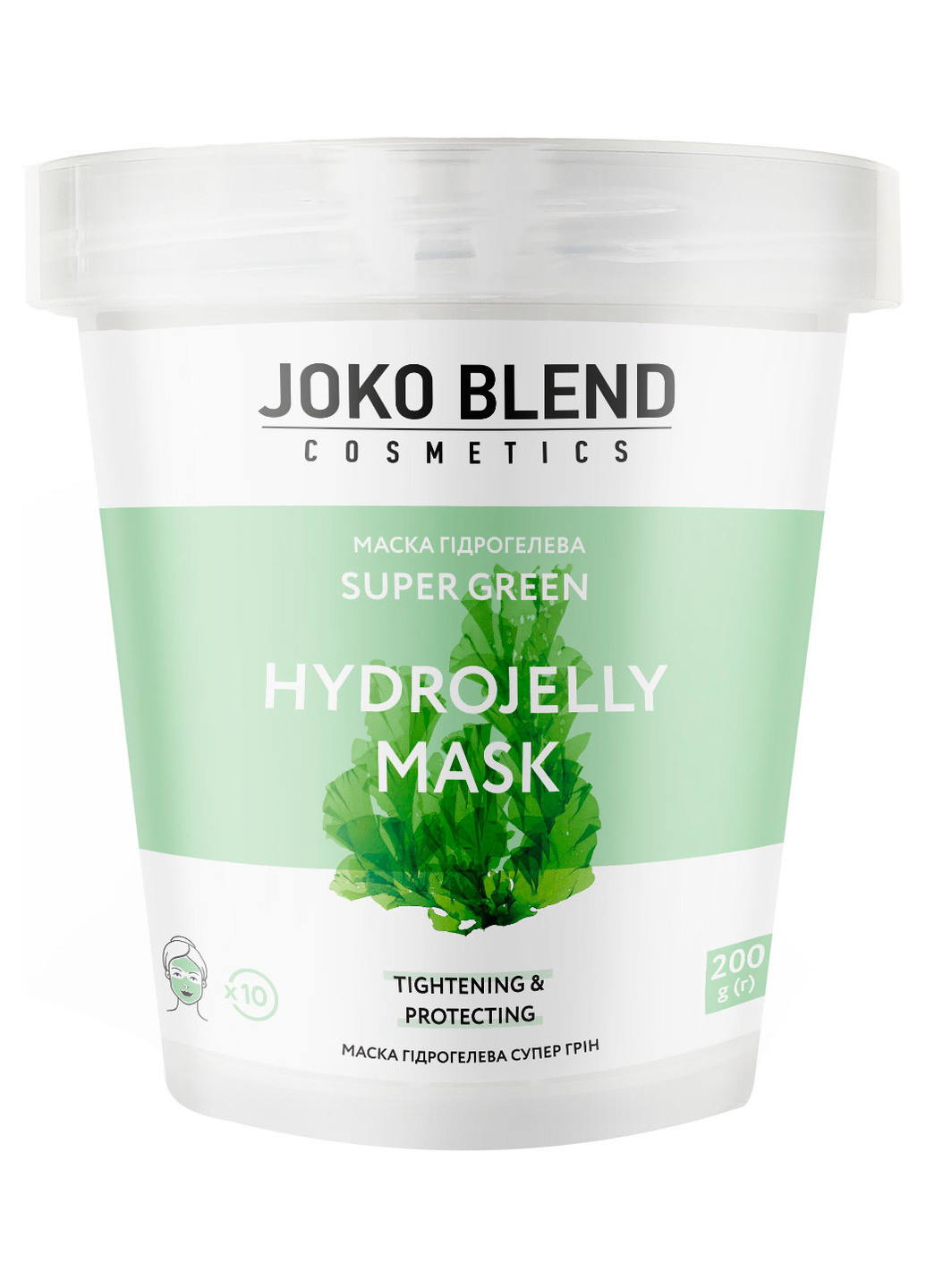 Маска гидрогелевая для лица Super Green Hydrojelly Mask, 200 г Joko Blend (202418751)