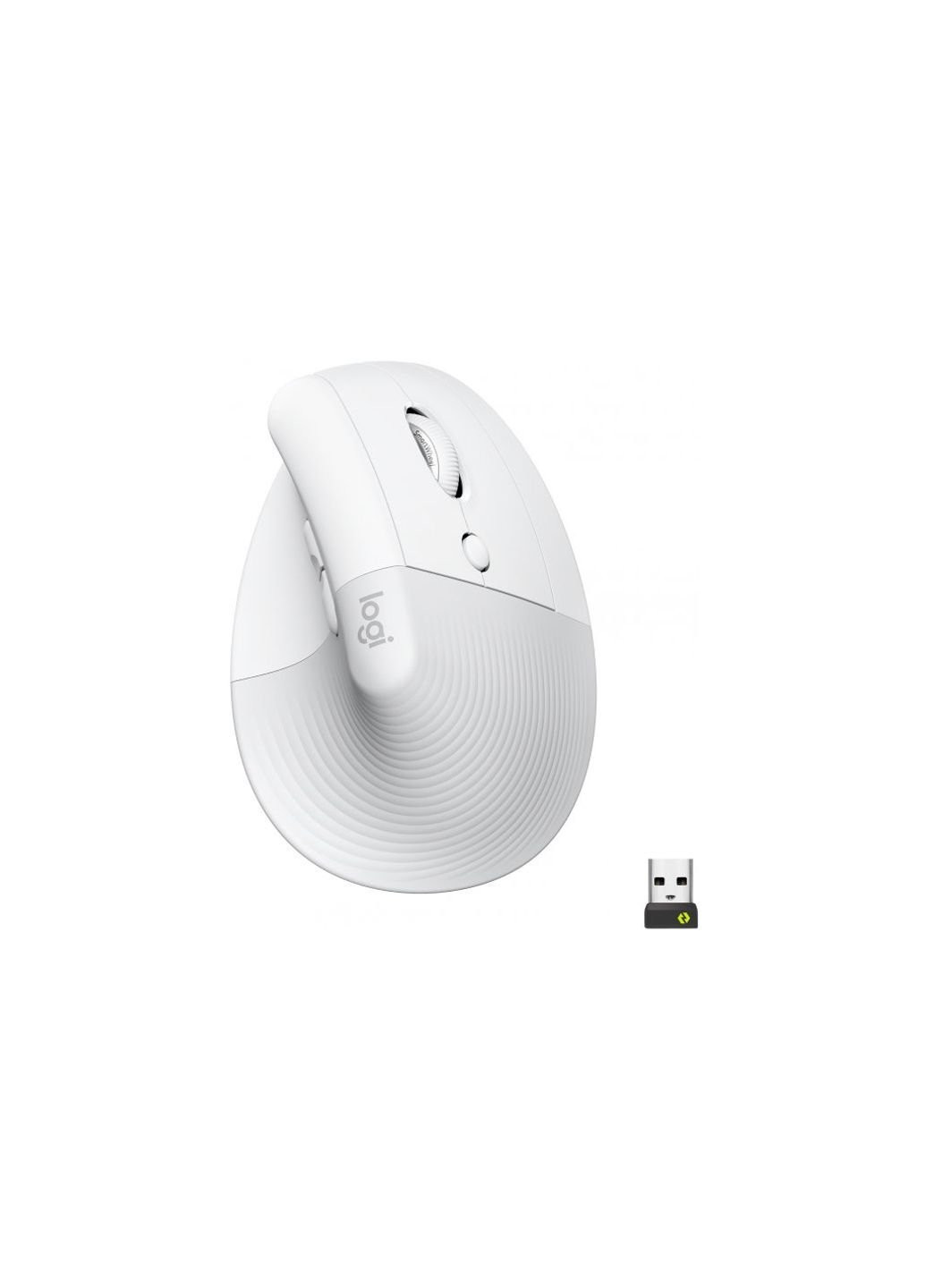 Мишка Lift Vertical Ergonomic Wireless/Bluetooth White (910-006475) Logitech (253432291)
