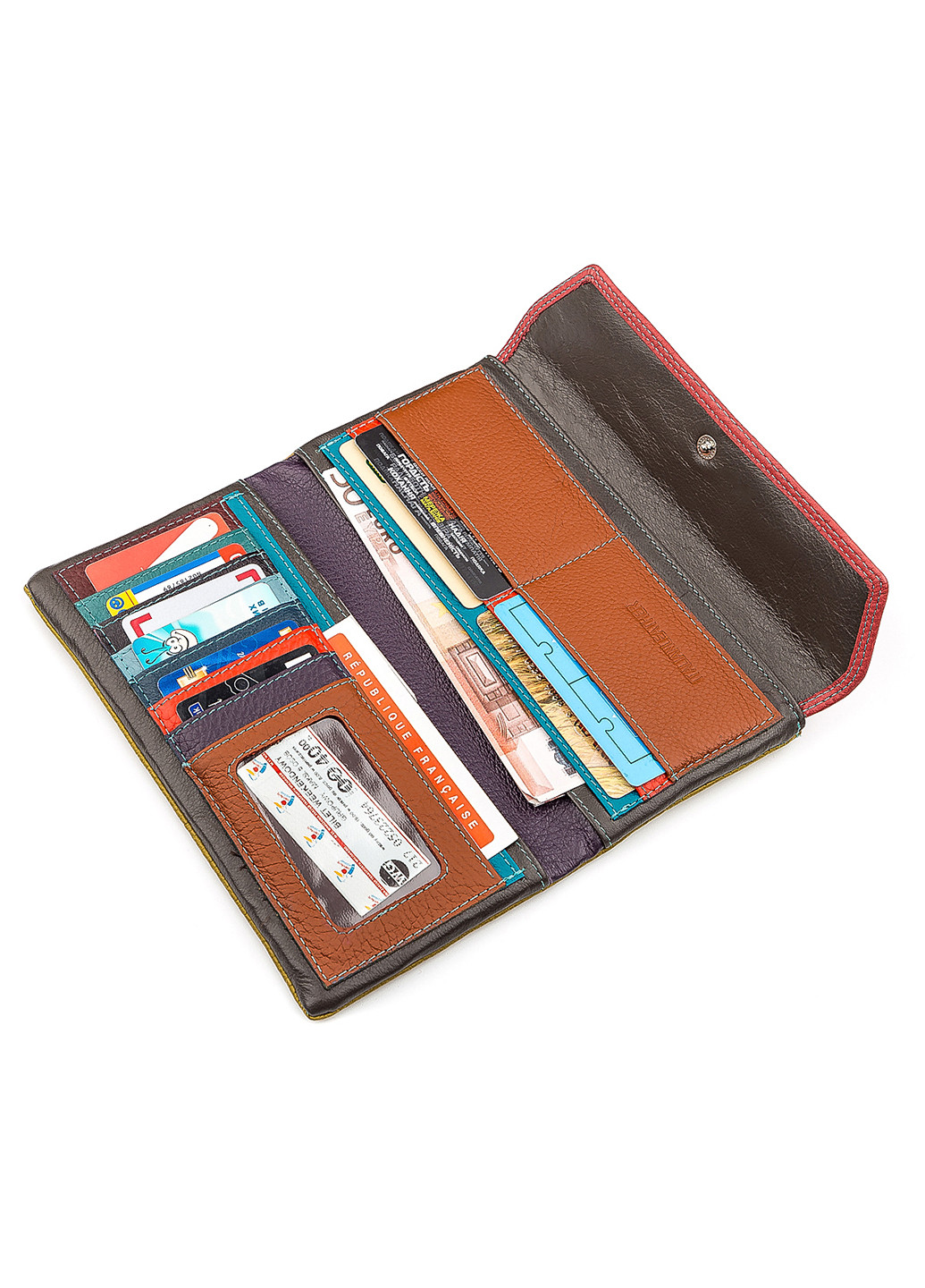 Жіночий шкіряний гаманець 19,5х10х3 см st leather (229458703)