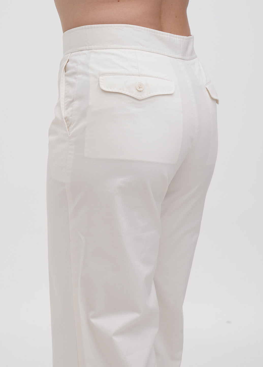 Белые кэжуал демисезонные кюлоты брюки Ralph Lauren