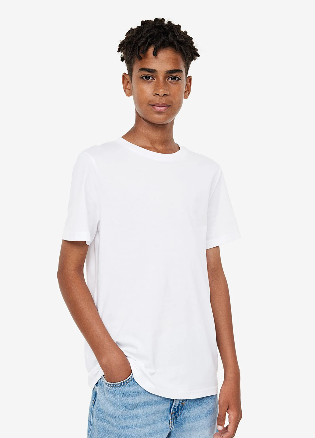 Біла літня футболка H&M