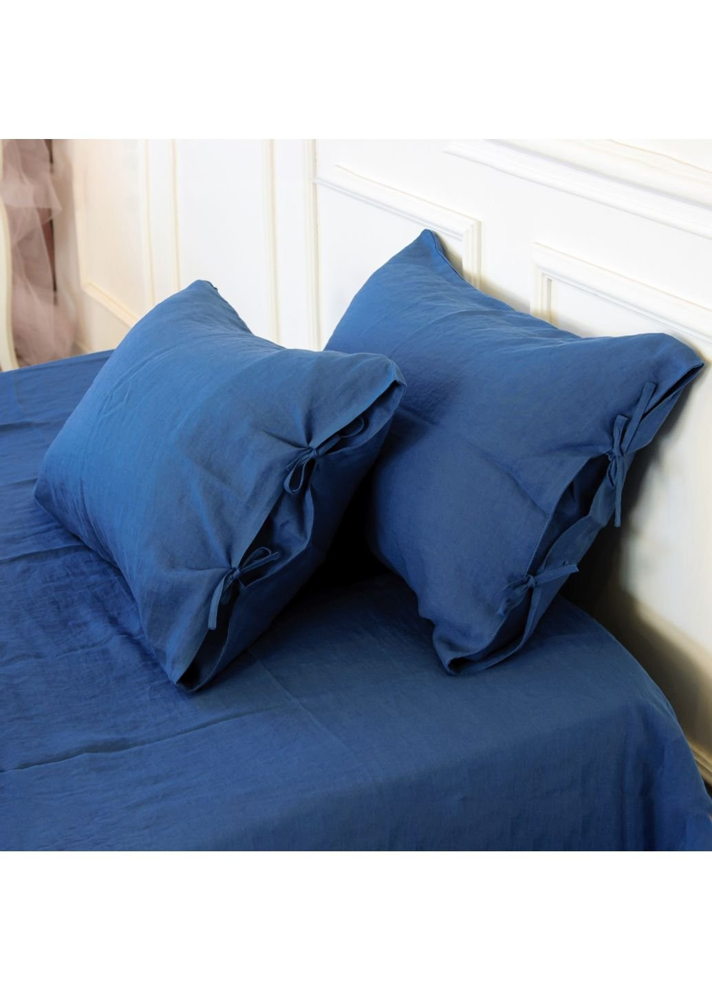 Наволочка Лен Natural Linen 40х60 Bluebottle (2200005371886) Mirson (254075180)